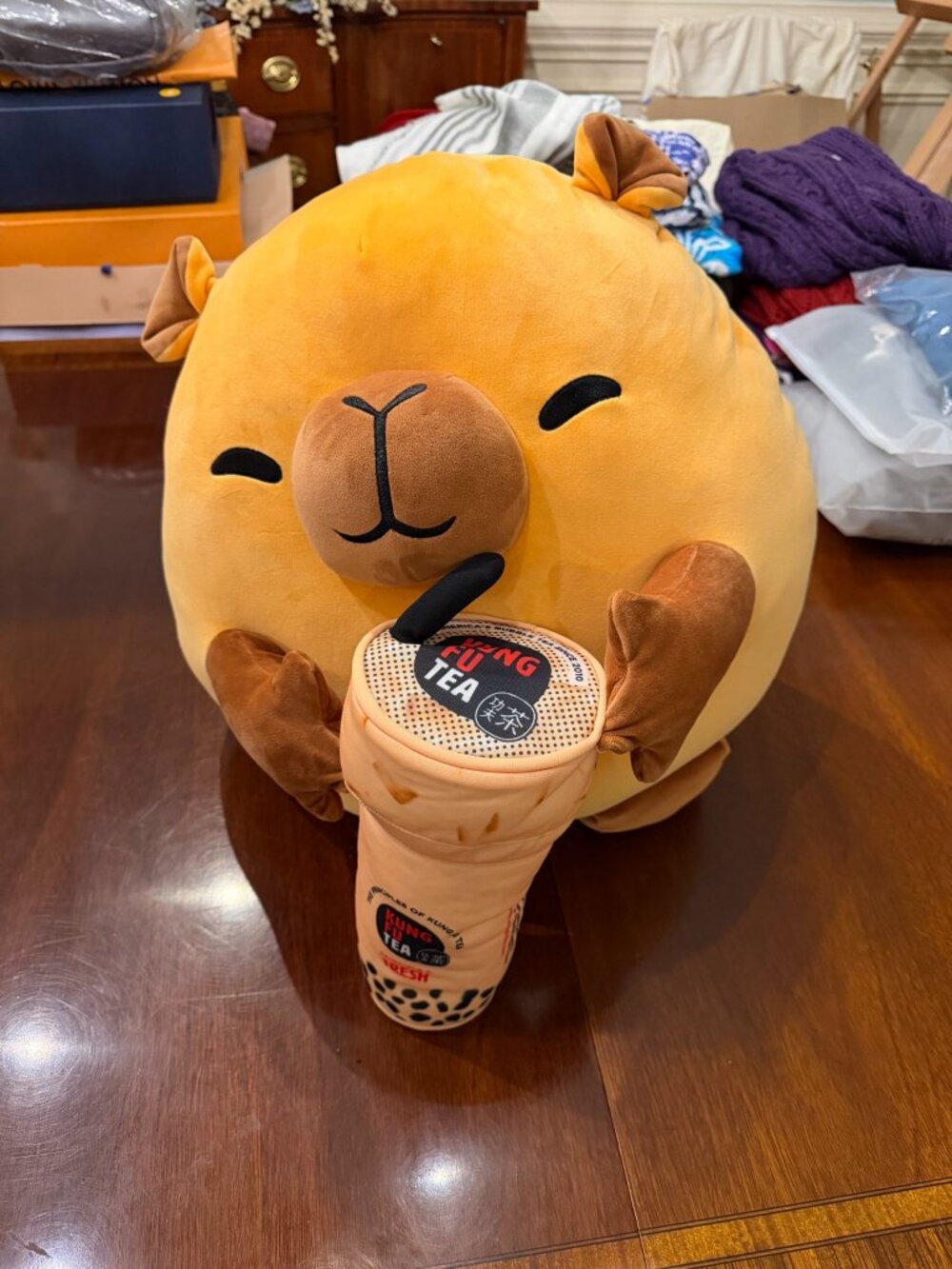 18-Inch Snackles Spencer Capybara Kung Fu Tea